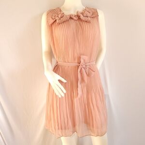 NWT Pretty Angel Silk Blush/Pink Dress Women's Size M